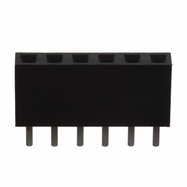 960106-6202-AR CONN RCPT 6POS 0.1 GOLD PCB