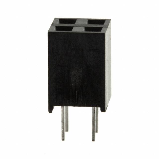 960204-6202-AR CONN RCPT 4POS 0.1 GOLD PCB