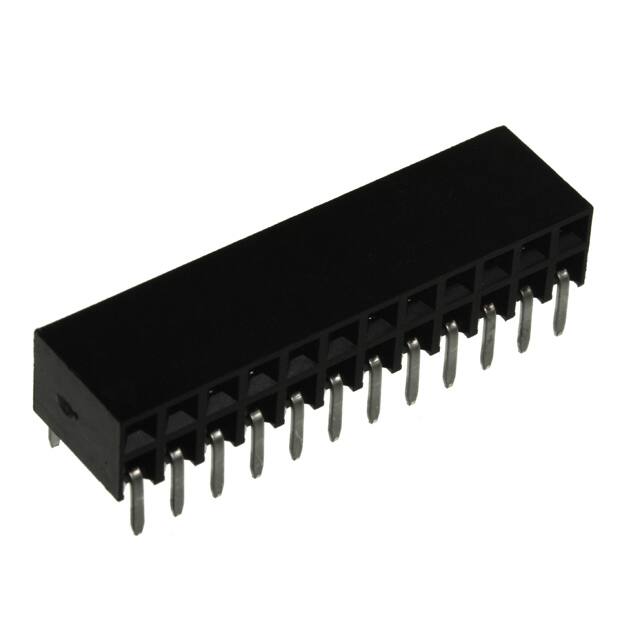960224-7102-AR CONN RCPT 24POS 0.1 GOLD PCB R/A