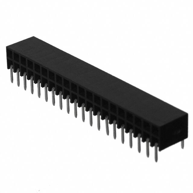 960240-7102-AR CONN RCPT 40POS 0.1 GOLD PCB R/A