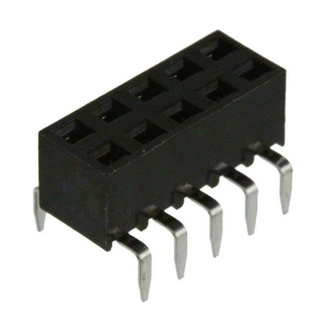 966210-6702-AR CONN RCPT 10POS 0.1 GOLD PCB