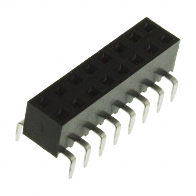 966216-6702-AR CONN RCPT 16POS 0.1 GOLD PCB