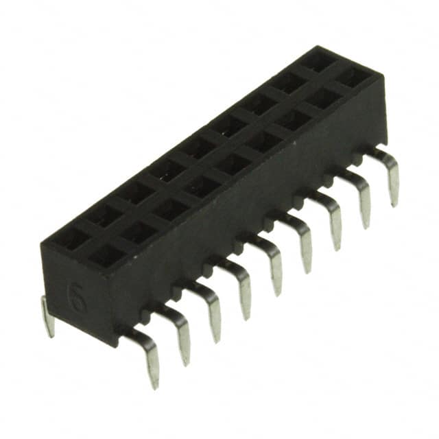 966218-6702-AR CONN RCPT 18POS 0.1 GOLD PCB