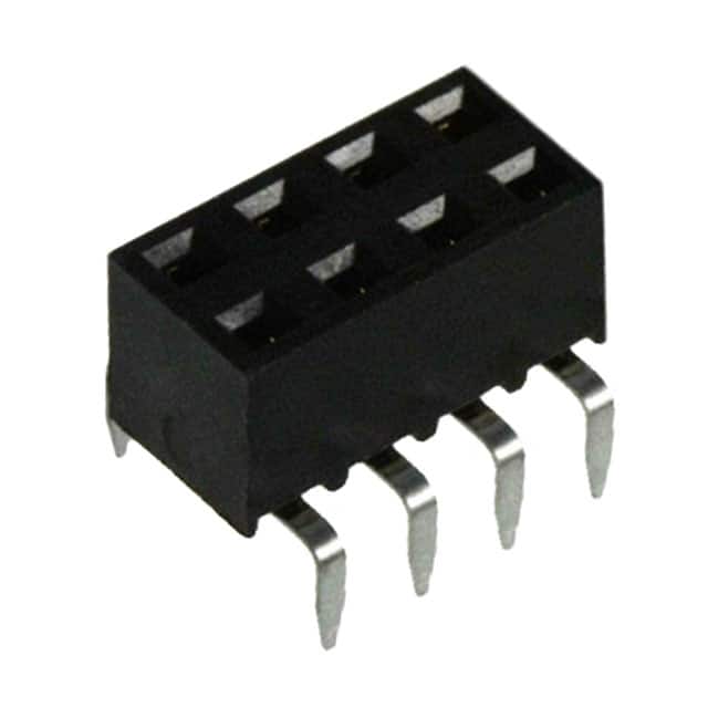966208-6702-AR CONN RCPT 8POS 0.1 GOLD PCB