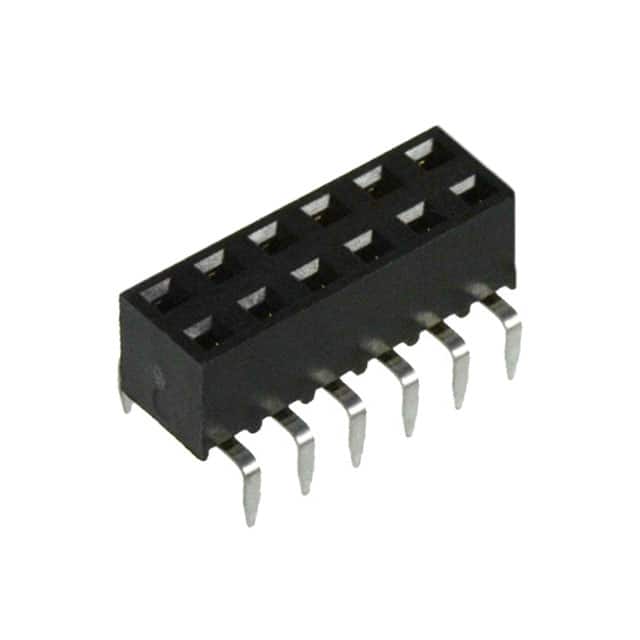 966212-6702-AR CONN RCPT 12POS 0.1 GOLD PCB