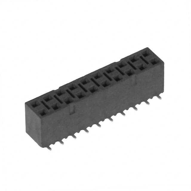 963220-2000-AR-TP CONN RCPT 20POS 0.1 GOLD SMD