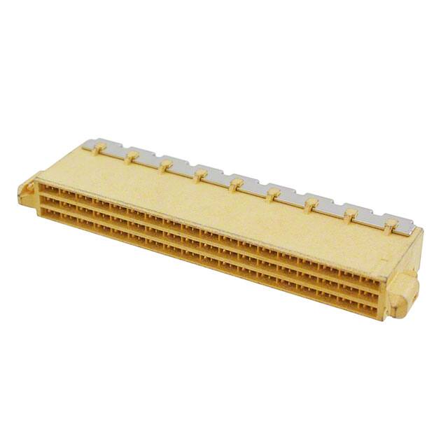 0750190013 CONN RCPT 108POS GOLD PCB R/A