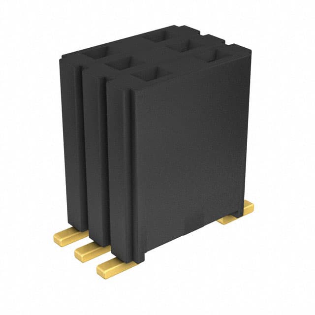 M52-5150345 CONN RCPT 6POS 0.05 GOLD SMD