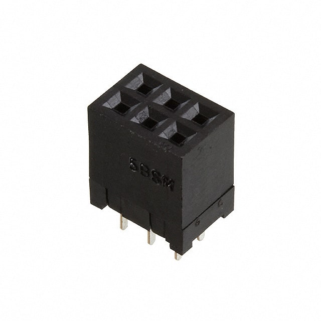 HIF3H-6DA-2.54DSA(71) CONN RCPT 6POS 0.1 GOLD PCB