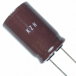 EKZH350ETC101MF11D The Nippon Chemi-Con EKZH350ETC101MF11D is a 100µF, 35V aluminum electrolytic capacitor. It offers a ±20% tolerance and a rated lifetime of 5000 hours at 105°C.