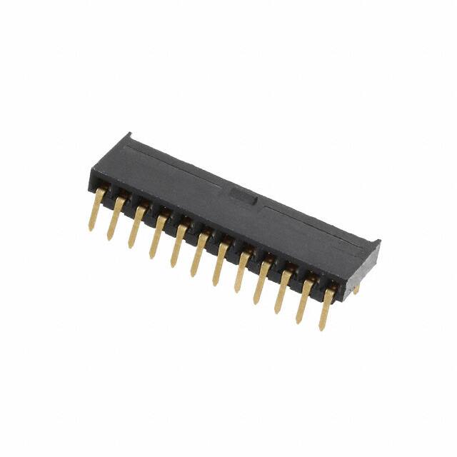280580-2 CONN RCPT 12POS 0.1 GOLD PCB R/A