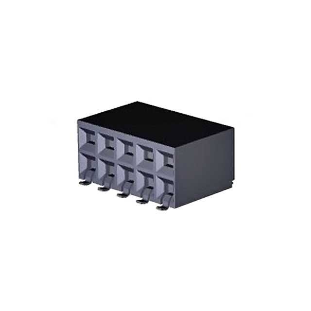 147735-4 CONN RCP 10P 0.1 TIN-LEAD SMD RA