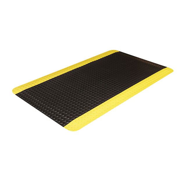 CD 0035YB FLOOR PVC BLK/YLW 5'X3'
