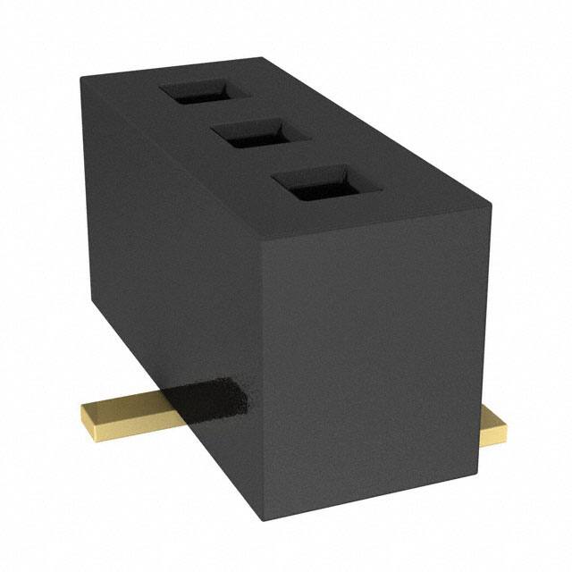 CLP-103-02-G-S CONN RCPT 3POS 0.05 GOLD SMD