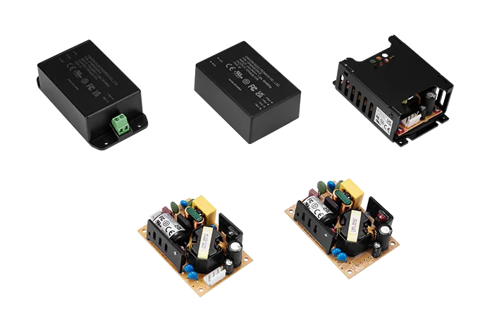 CFM50S050-P The Cincon CFM50S050-P is a 40W AC-DC converter featuring a 5V output and 85% efficiency. It offers a universal input range and an open frame package.