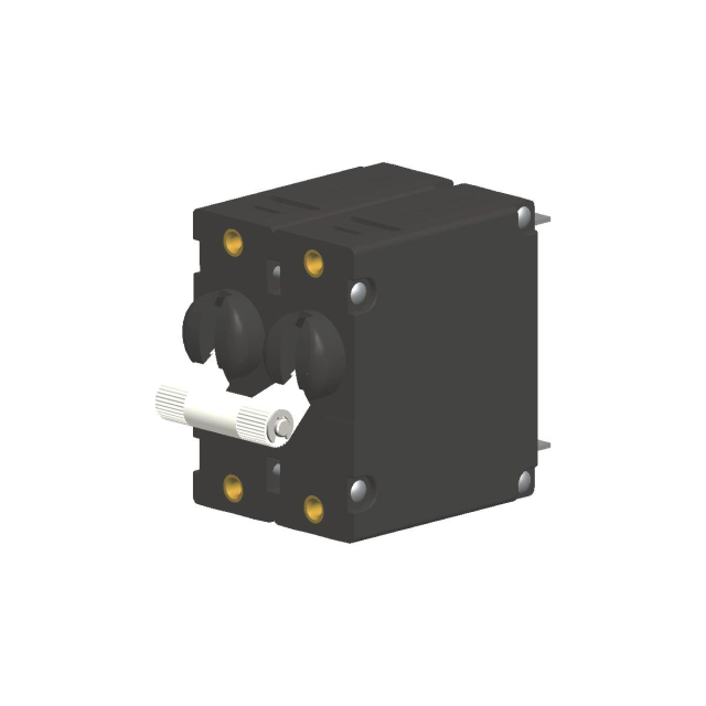 BA2-A0-03-630-111-C The Littelfuse Inc. BA2-A0-03-630-111-C is a 2-pole hydraulic-magnetic circuit breaker. It offers a 30A current rating and a 277V voltage rating.