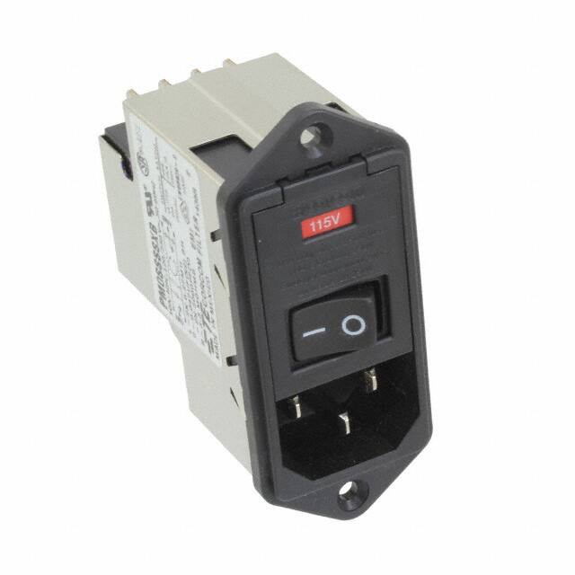 6609940-8 PWR ENT MOD RCPT IEC320-C14 PNL