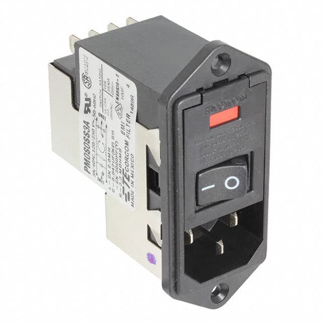 6609941-5 PWR ENT MOD RCPT IEC320-C14 PNL