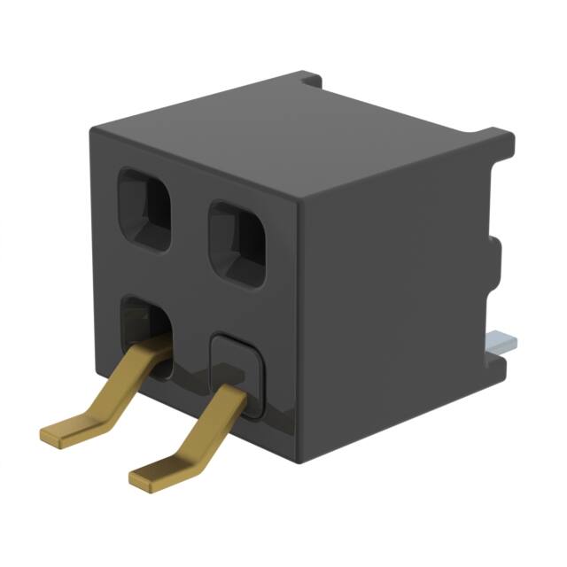 MMS-102-02-L-DH-01 CONN RCPT 4P 0.079 GOLD SMD R/A