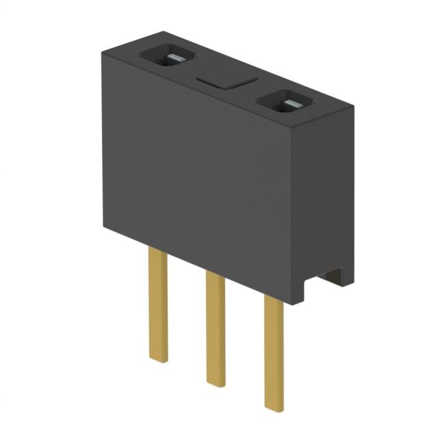 MMS-103-01-L-SV-02 CONN RCPT 3POS 0.079 GOLD PCB