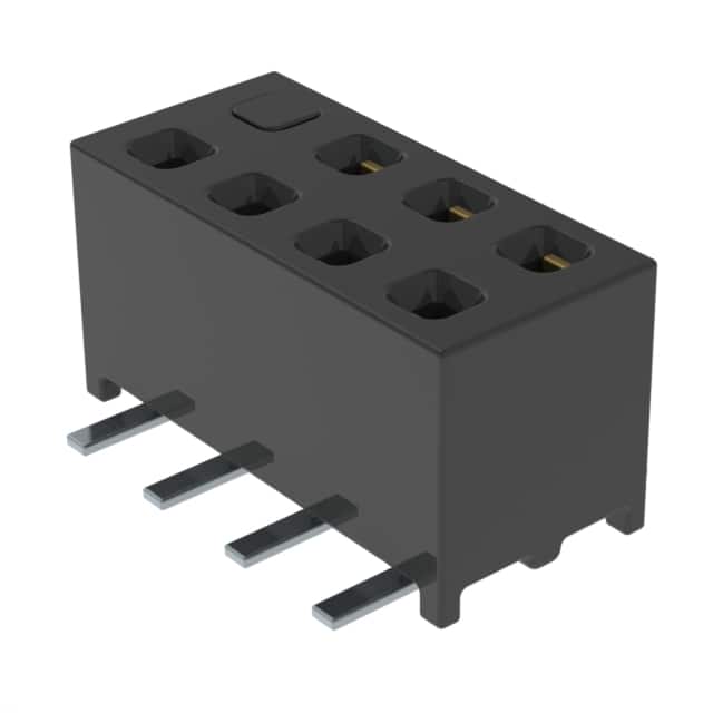 MMS-104-02-L-DV-08-K-TR CONN RCPT 8POS 0.079 GOLD SMD