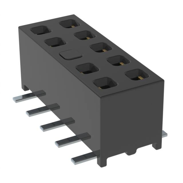MMS-105-02-L-DV-05-K CONN RCPT 10POS 0.079 GOLD SMD