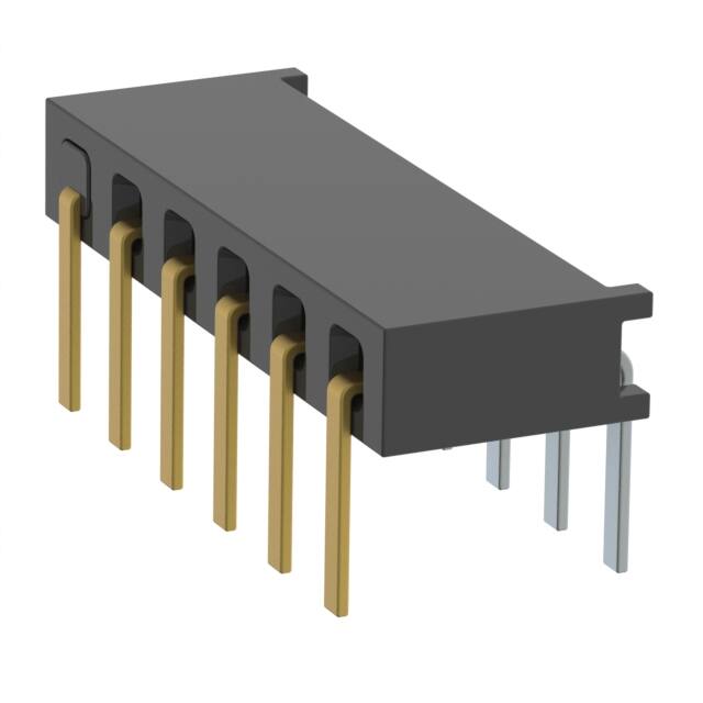 MMS-106-01-F-SH-06 CONN RCPT 6P 0.079 GOLD PCB R/A