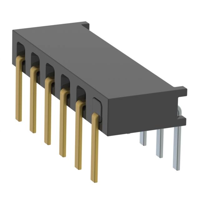 MMS-106-01-L-SH-01 CONN RCPT 6P 0.079 GOLD PCB R/A