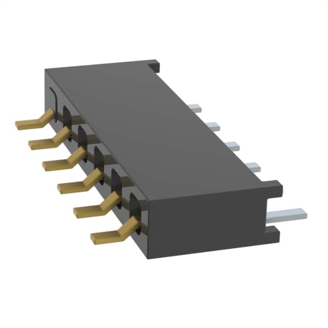 MMS-106-02-L-SH-06 CONN RCPT 6P 0.079 GOLD SMD R/A