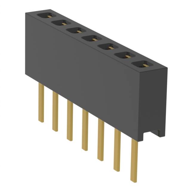 MMS-107-01-H-SV CONN RCPT 7POS 0.079 GOLD PCB