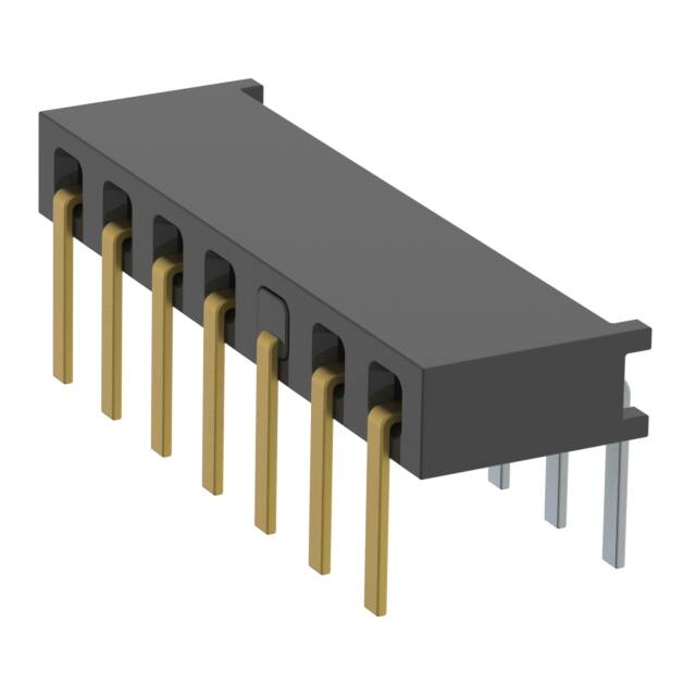 MMS-107-01-L-SH-03 CONN RCPT 7P 0.079 GOLD PCB R/A