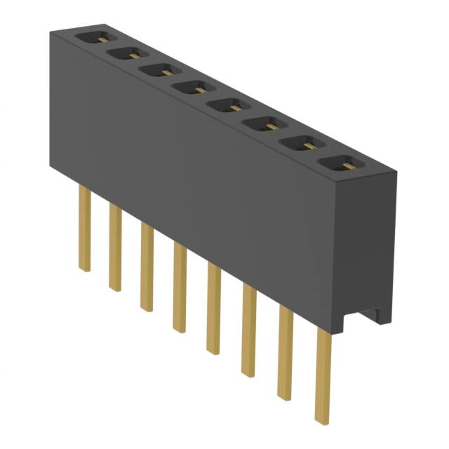 MMS-108-01-H-SV CONN RCPT 8POS 0.079 GOLD PCB