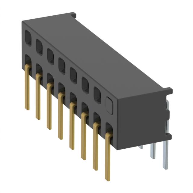 MMS-108-01-L-DH-02 CONN RCPT 16P 0.079 GOLD PCB R/A