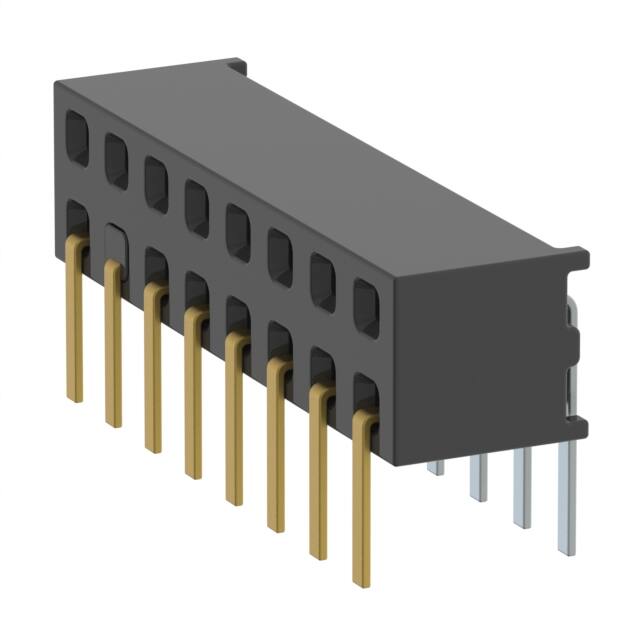 MMS-108-01-L-DH-13 CONN RCPT 16P 0.079 GOLD PCB R/A