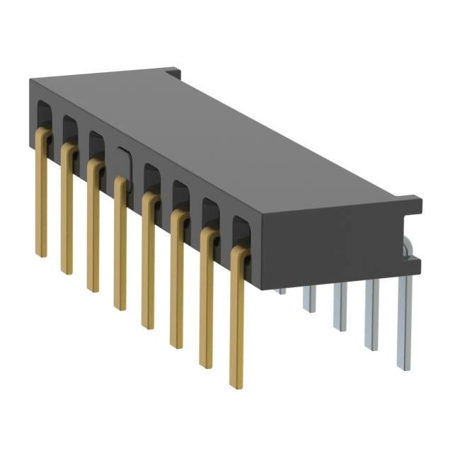 MMS-108-01-L-SH-05 CONN RCPT 8P 0.079 GOLD PCB R/A