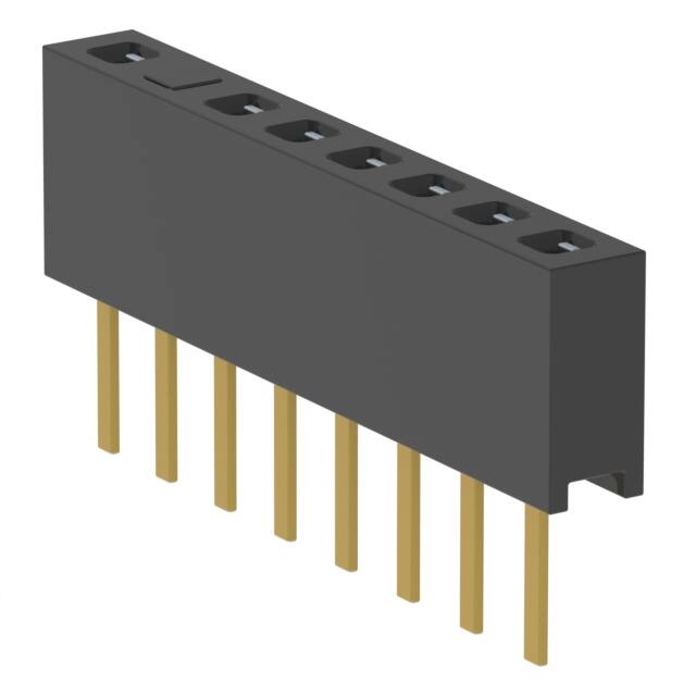 MMS-108-01-L-SV-07 CONN RCPT 8POS 0.079 GOLD PCB