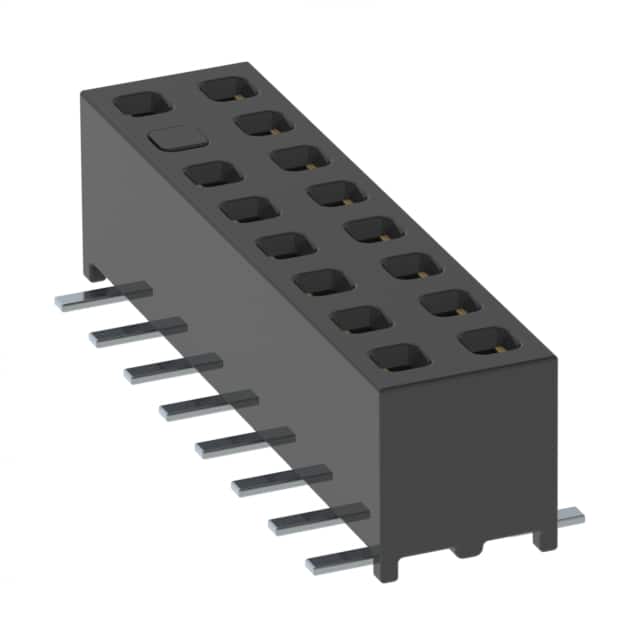 MMS-108-02-L-DV-13 CONN RCPT 16POS 0.079 GOLD SMD