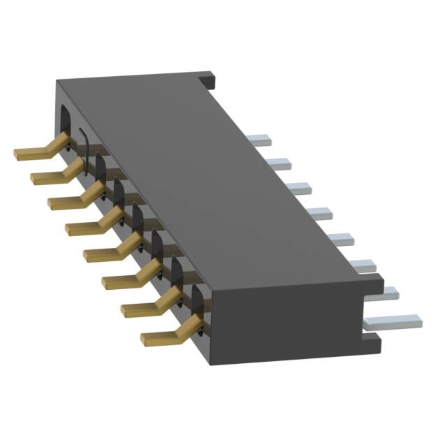 MMS-108-02-L-SH-07 CONN RCPT 8P 0.079 GOLD SMD R/A