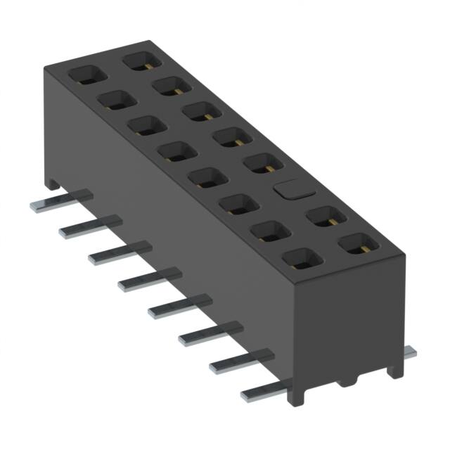 MMS-108-02-LM-DV-06 CONN RCPT 16POS 0.079 GOLD SMD