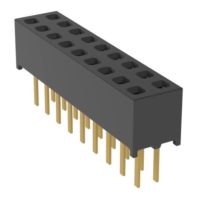 MMS-109-01-H-DV CONN RCPT 18POS 0.079 GOLD PCB