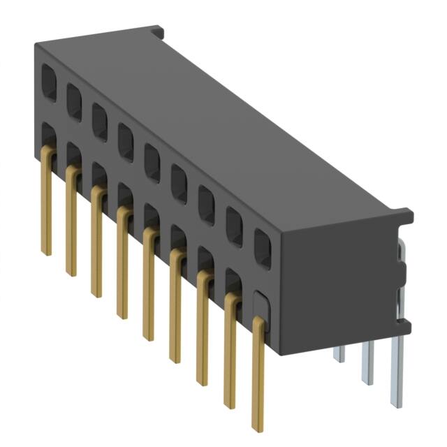 MMS-109-01-L-DH-01 CONN RCPT 18P 0.079 GOLD PCB R/A