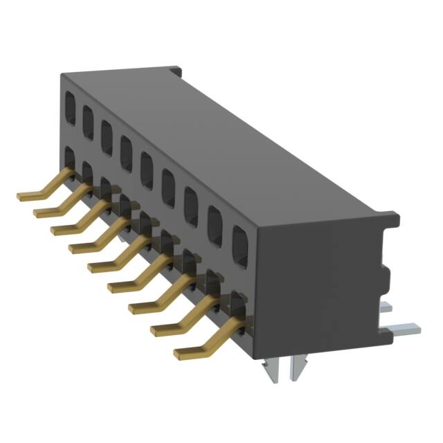 MMS-109-02-L-DH-LC CONN RCPT 18P 0.079 GOLD SMD R/A