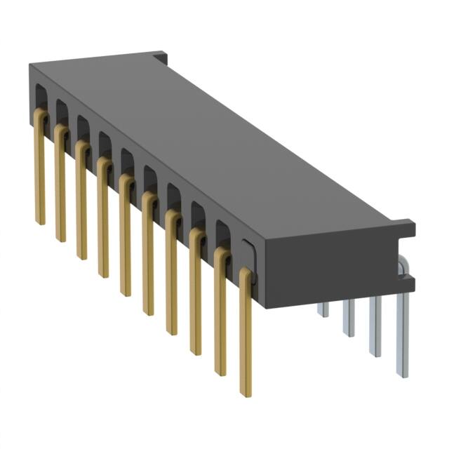 MMS-110-01-F-SH-01 CONN RCPT 10P 0.079 GOLD PCB R/A