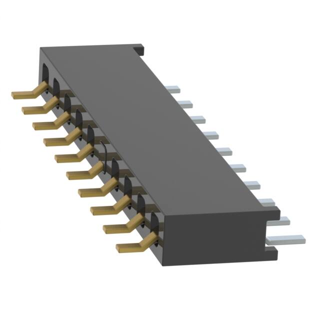 MMS-110-02-F-SH-05 CONN RCPT 10P 0.079 GOLD SMD R/A