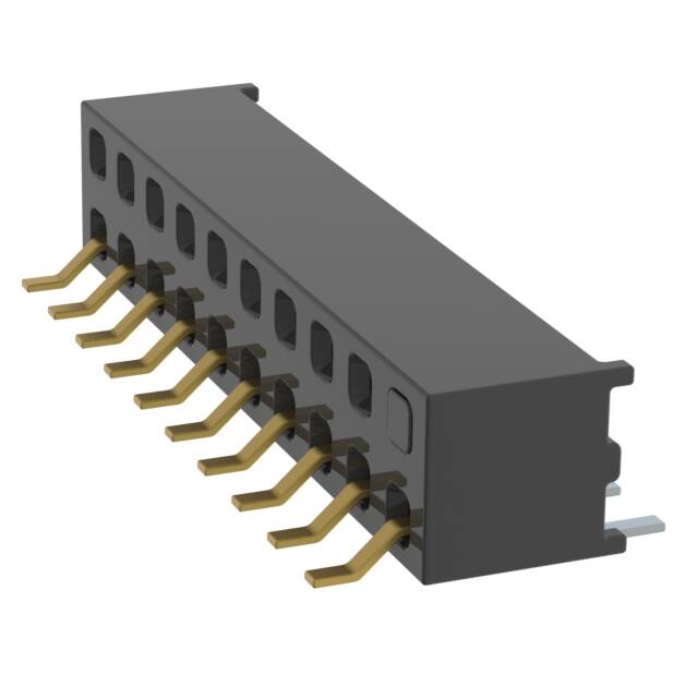 MMS-110-02-L-DH-02 CONN RCPT 20P 0.079 GOLD SMD R/A