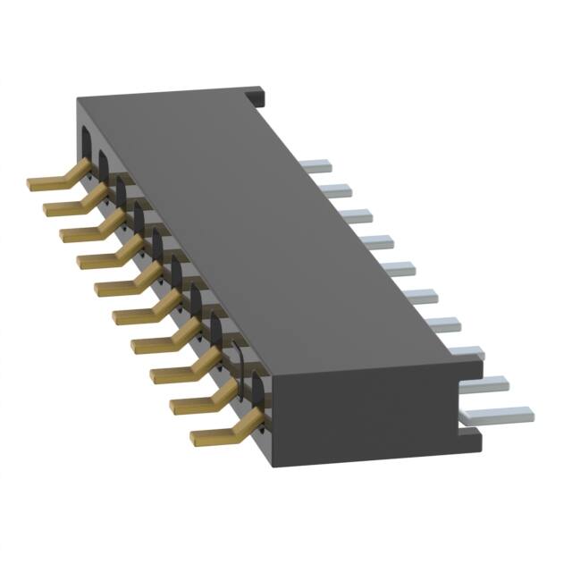 MMS-110-02-L-SH-02 CONN RCPT 10P 0.079 GOLD SMD R/A