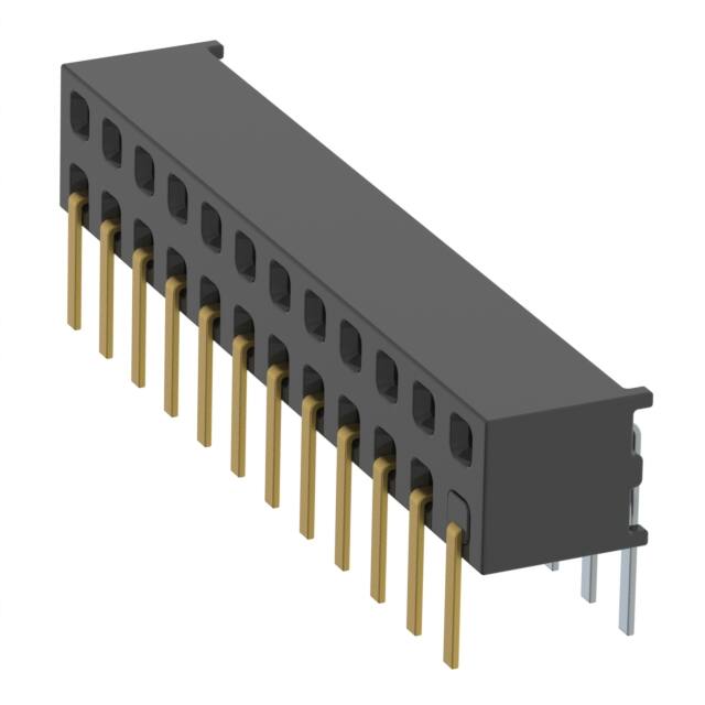 MMS-112-01-F-DH-01 CONN RCPT 24P 0.079 GOLD PCB R/A
