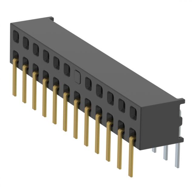 MMS-112-01-L-DH-12 CONN RCPT 24P 0.079 GOLD PCB R/A