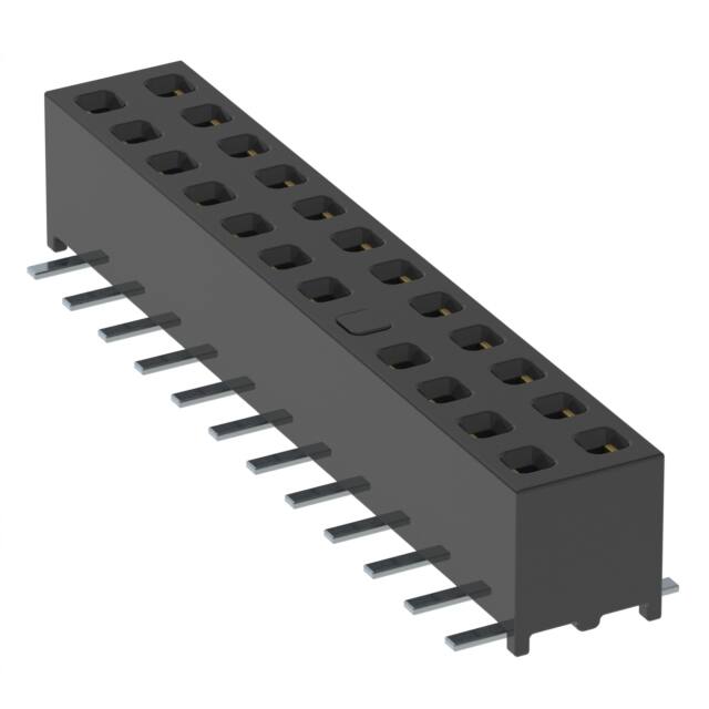 MMS-112-02-L-DV-09 CONN RCPT 24POS 0.079 GOLD SMD