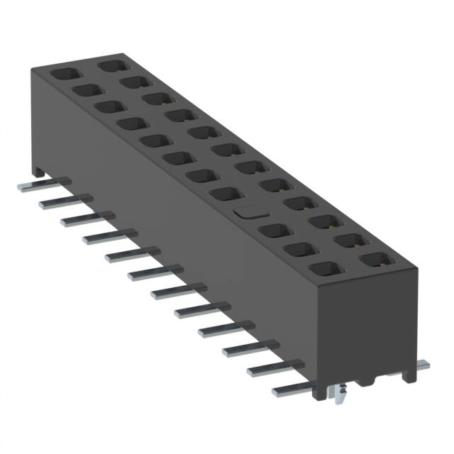 MMS-112-02-L-DV-M-07-TR-LC CONN RCPT 24POS 0.079 GOLD SMD